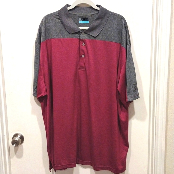PGA Tour Men's Two Tone Golf Polo Shirt Sz 3X-Casual Work Wear Summer Gorpcore - Picture 1 of 8